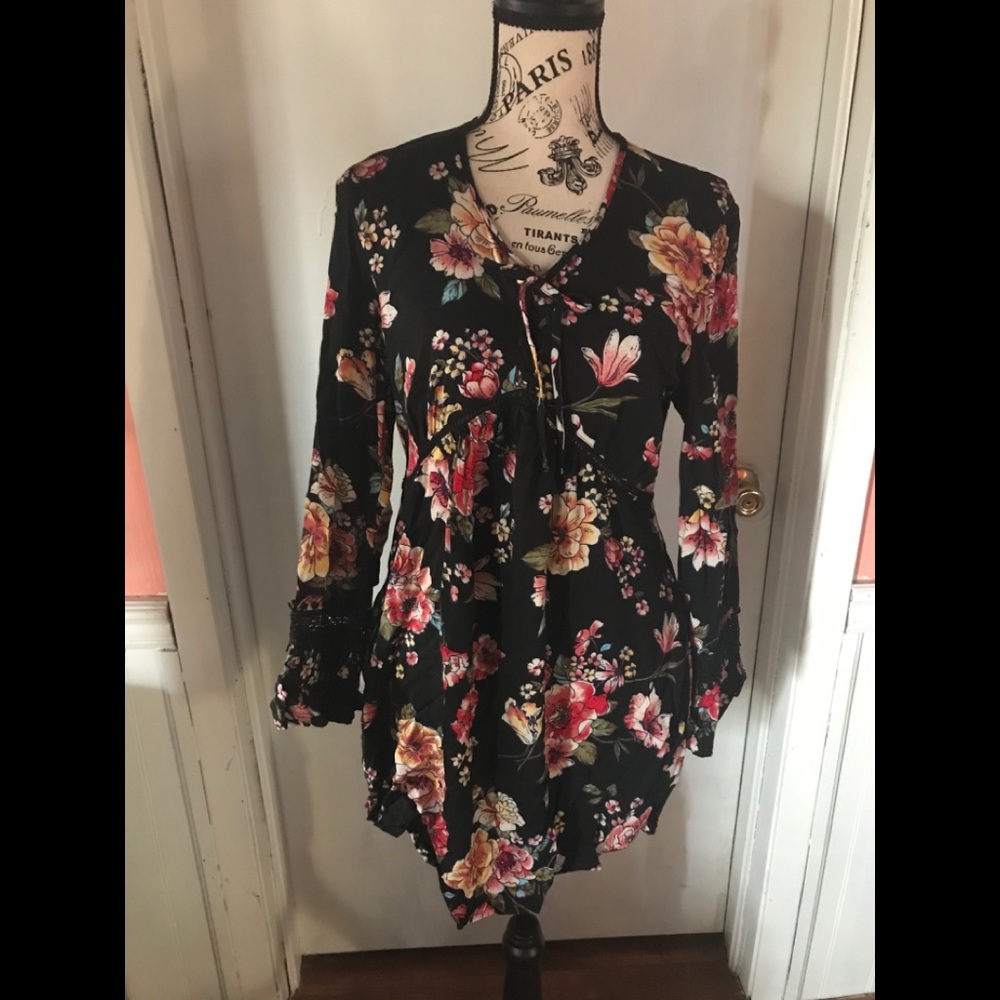 Cute Floral Mini Dress